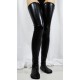 Spandex Black Thigh High Stocings.