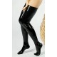 Spandex Black Thigh High Stocings.