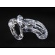 THE CURVE LOCKING MALE CHASTITY DEVICE CLEAR