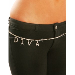 Rhinestone Adjustable DIVA belt.