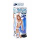 Dolphin Wall Bangers Deluxe Vibrating Suction Dong Waterproof 8.5 Inch Blue.