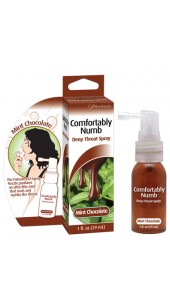 Deep Throat Mint Chocolate or Spearmint Flavoured Desensitizing Spray.