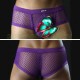 Mens Mesh White or Black or Purple Brief.