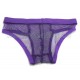 Mens Mesh White or Black or Purple Brief.