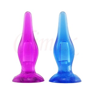 Intimate Valentine Silicone Anal Plug Colour Purple or Blue.