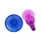 Intimate Valentine Silicone Anal Plug Colour Purple or Blue.