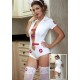 Black or White Three Pc Nurse Costume.