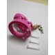 Locking Male Chastity Device CB6000S in Clear, Pink or Black.