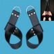 Adjustable Leather Arm Restrains With Steel D Clip's.