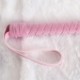 Pink Leather Whip With Long Handle.