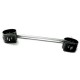 Spreader Bar With Adjustable Wrist or Ankle Restrain's With Locks.