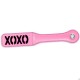Pink Leather Paddle With OXOX Cut Out's.