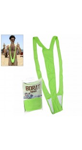 Lime Green Borat Mankini In Three Sizes.