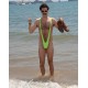 Lime Green Borat Mankini In Three Sizes.