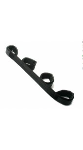 Nylon Wrist and Ankle Restrain Set With Velcro Fasting on The Restrain's.