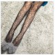 Black Fashionable Spider Webb Pantyhose. 