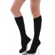 Black Knee High Stockings in Black or Red.