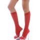 Black Knee High Stockings in Black or Red.