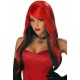 Red and Black Long Wig.