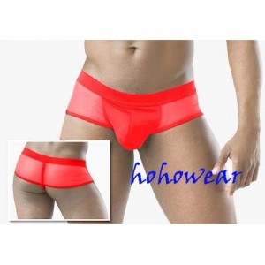 Spandex and Mesh Low Rise Boxers In Three Colours.