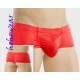 Low Rise Pleather Boxer in Black or Red