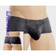 Low Rise Pleather Boxer in Black or Red