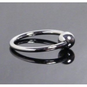 Steel Ball Head Ring In Two Sizes.