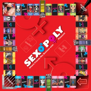 Sexopoly Board Game Adult Board Game.
