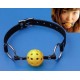 Breathable Adjustable Ball Gag With Steel O Rings.