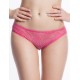 Pink Lace Mesh Crotchless Briefs in Sizes Medium to 3XL