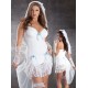 Six Pc Fantasy Bride Costume in Two Sizes.