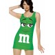 Green M&M Costume.