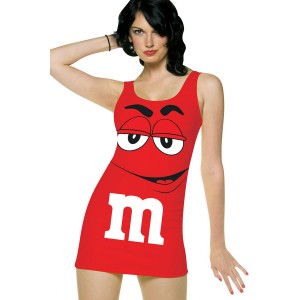 Red M&M Costume.