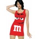 Red M&M Costume.