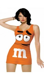 Orange M&M Costume.