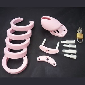 Oh baby Luxury Silicone Small Male Chastity Cage Kit in Four Colours. 