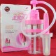 Unisex Douche/Enema Kit With Pump in Gray or Pink.